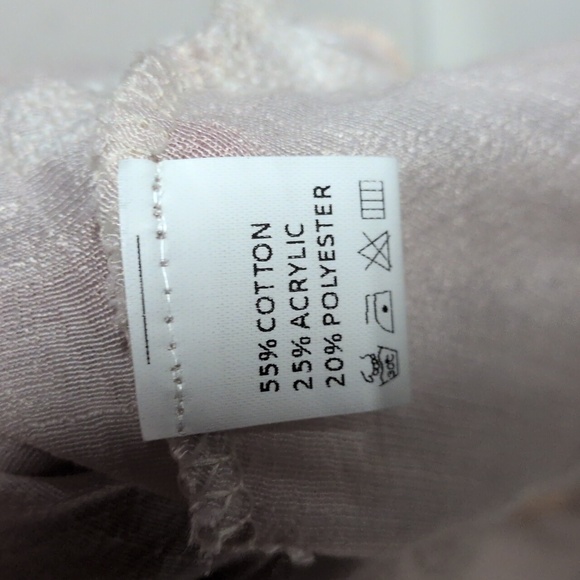 Simply Couture Beige Floral Mixed Media Cardigan Duster Size 1XL NWOT - Picture 4 of 7